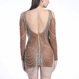 Vestido Caillet Curto Prata VIEUX OFICIAL
