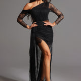 Vestido Cherie Longo Preto VIEUX OFICIAL
