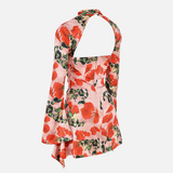 Vestido Curto Preto com Manga Longa e Recorte Frontal - Clivage Hiver VIEUX OFICIAL