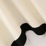Vestido Longo Branco com Detalhes em Preto de Alcinha – Durieux - VIEUX OFICIAL