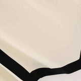 Vestido Longo Branco com Detalhes em Preto de Alcinha – Durieux - VIEUX OFICIAL