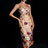 Vestido Favre Curto Floral VIEUX OFICIAL