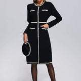 Vestido Fromage Longo Preto VIEUX OFICIAL