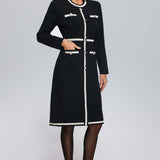 Vestido Fromage Longo Preto VIEUX OFICIAL