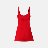 Vestido Grenier Vermelho Curto VIEUX OFICIAL