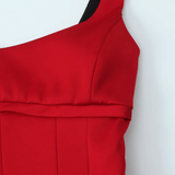 Vestido Grenier Vermelho Curto VIEUX OFICIAL