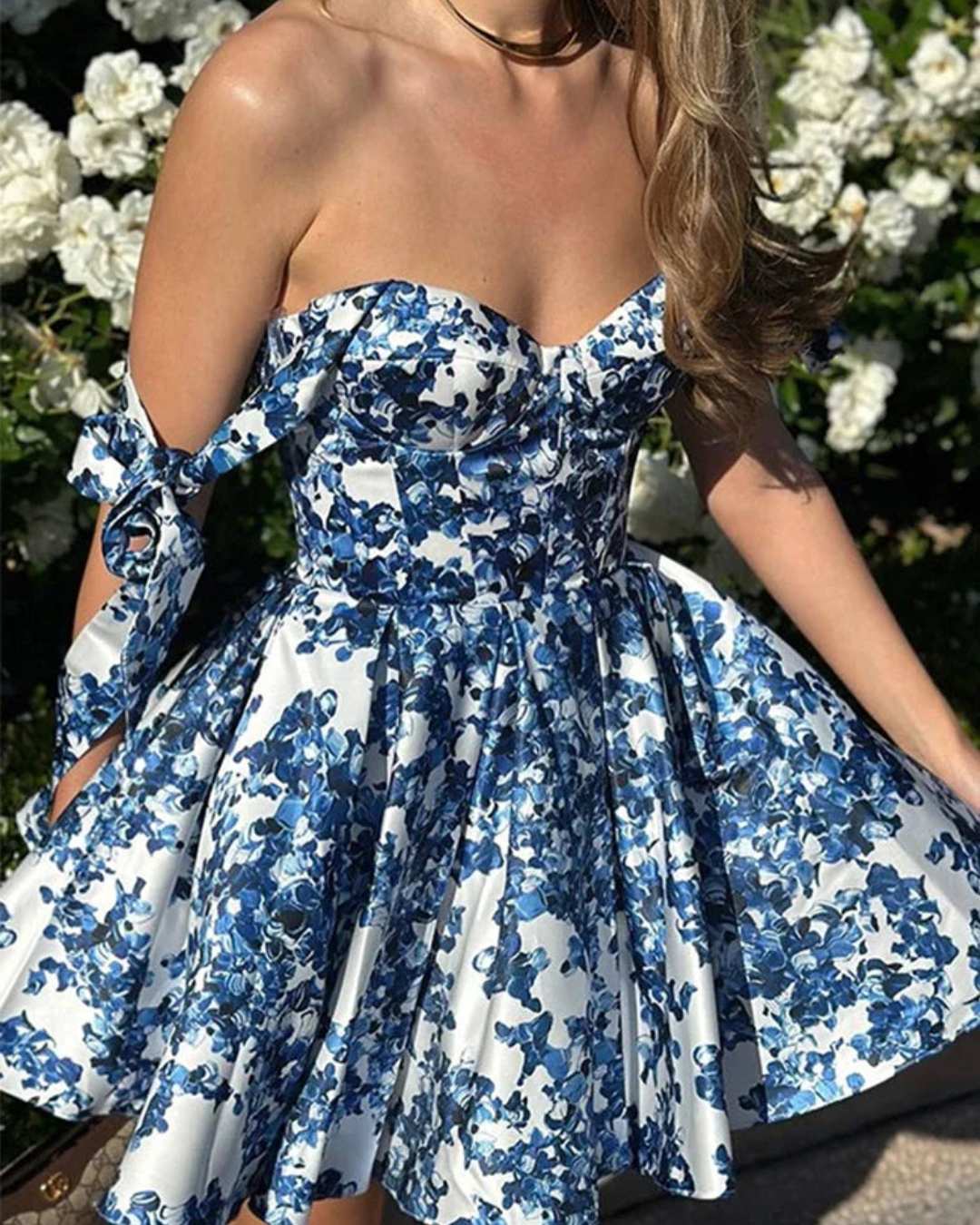 Vestido Joly Curto Azul VIEUX OFICIAL