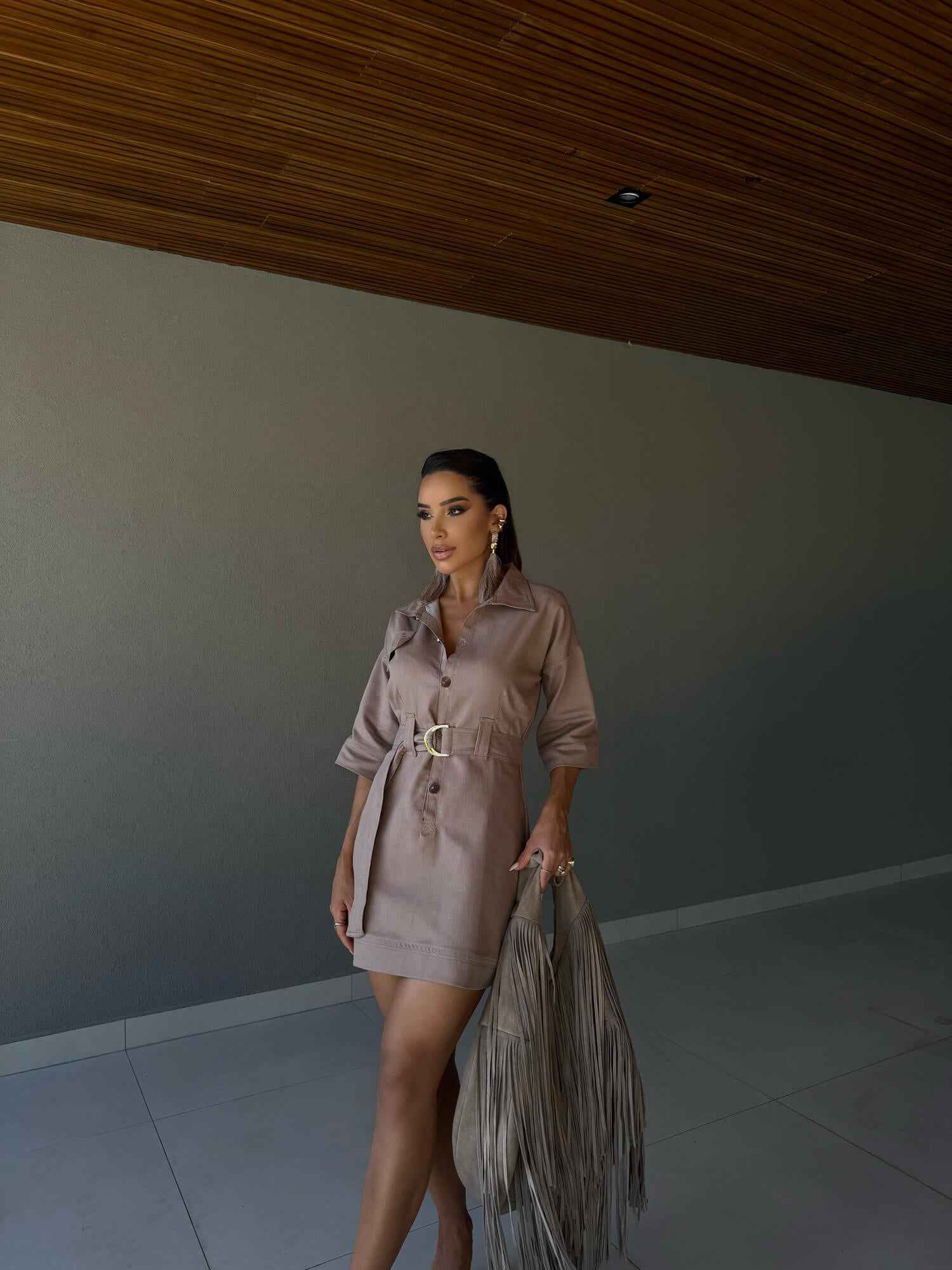 Vestido L'Épice Curto VIEUX OFICIAL