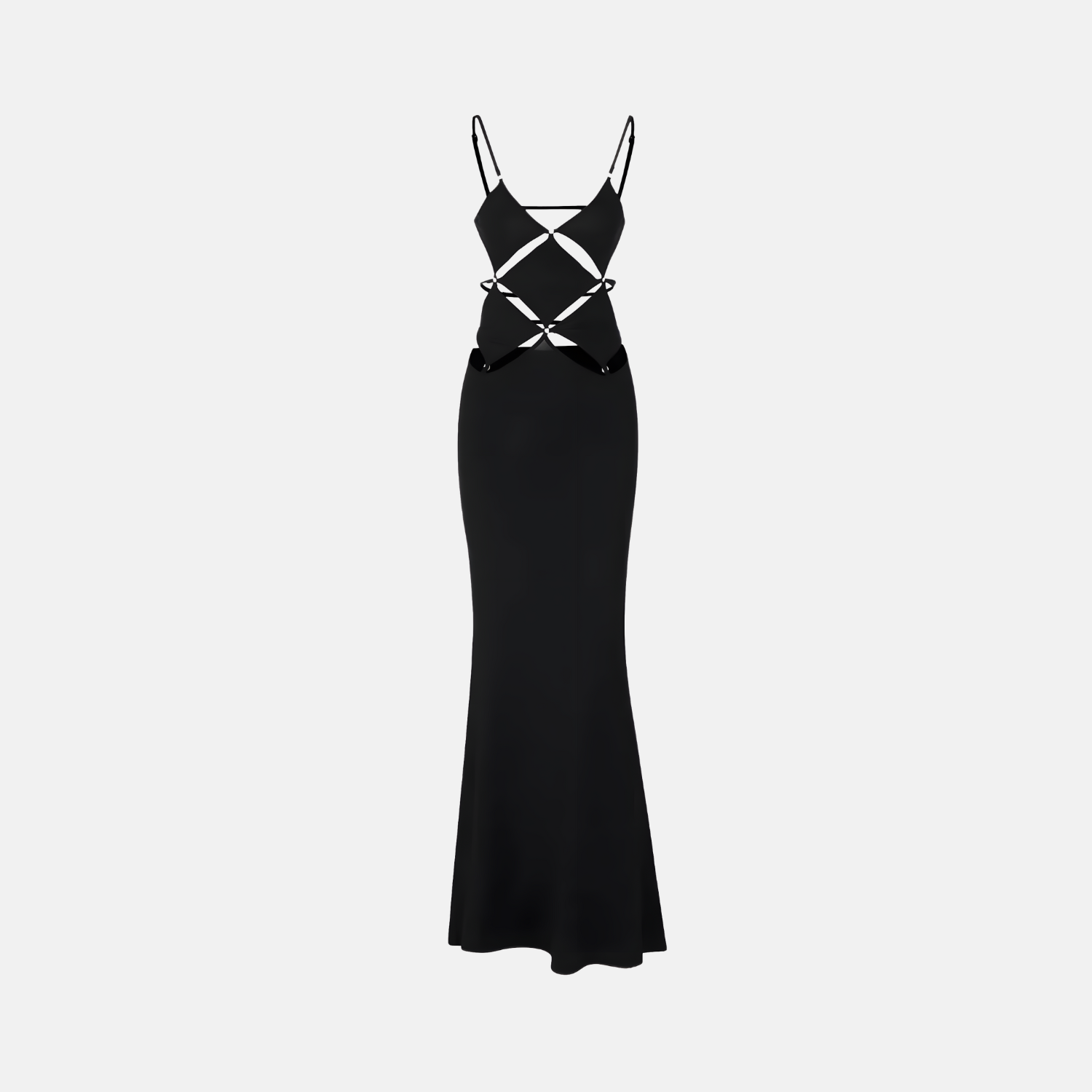 Vestido Lévesque Longo Preto VIEUX OFICIAL