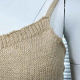 Vestido Longo Bege de Tricô – Royer VIEUX OFICIAL