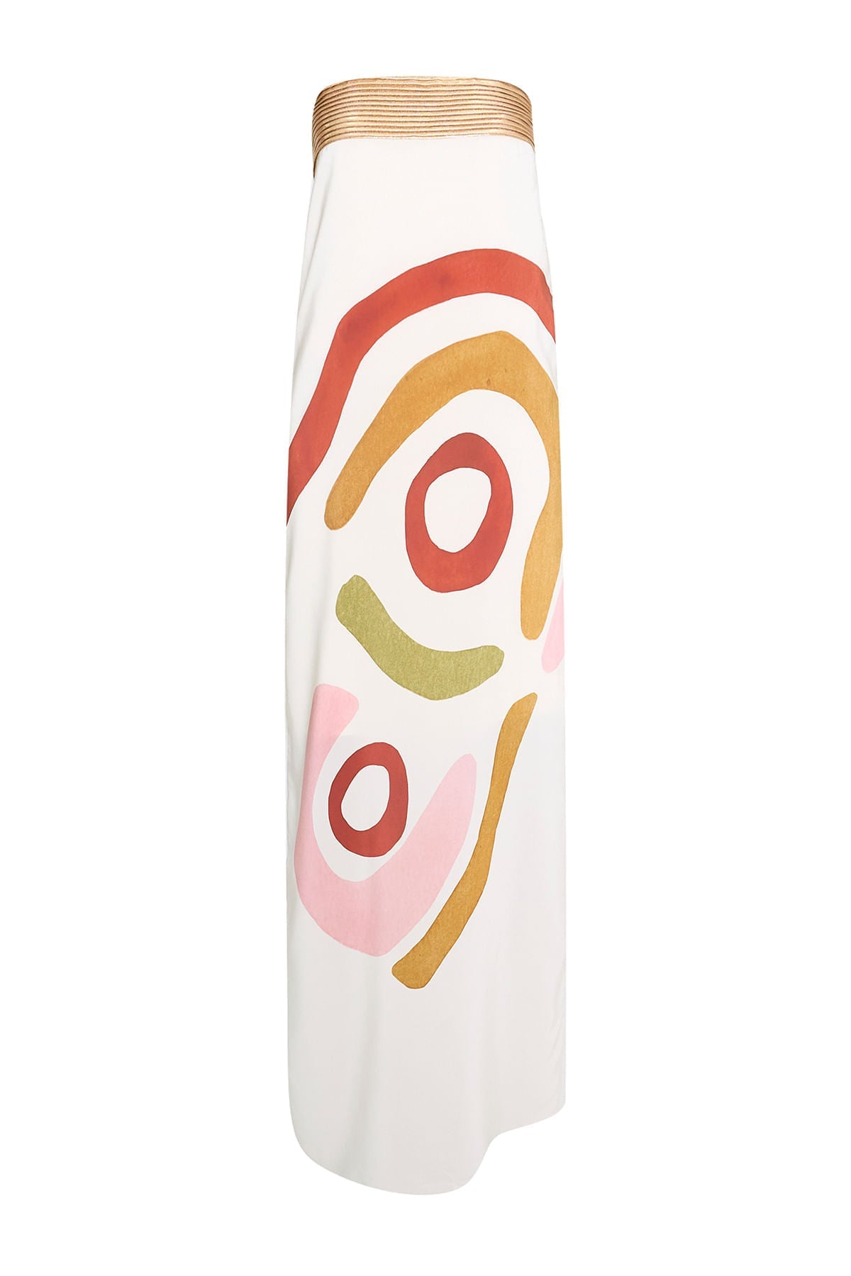 Vestido Longo Tomara que Caia com Estampa Abstrata – Tarsila