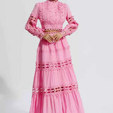 Vestido Longo em Laise – Colette - VIEUX OFICIAL