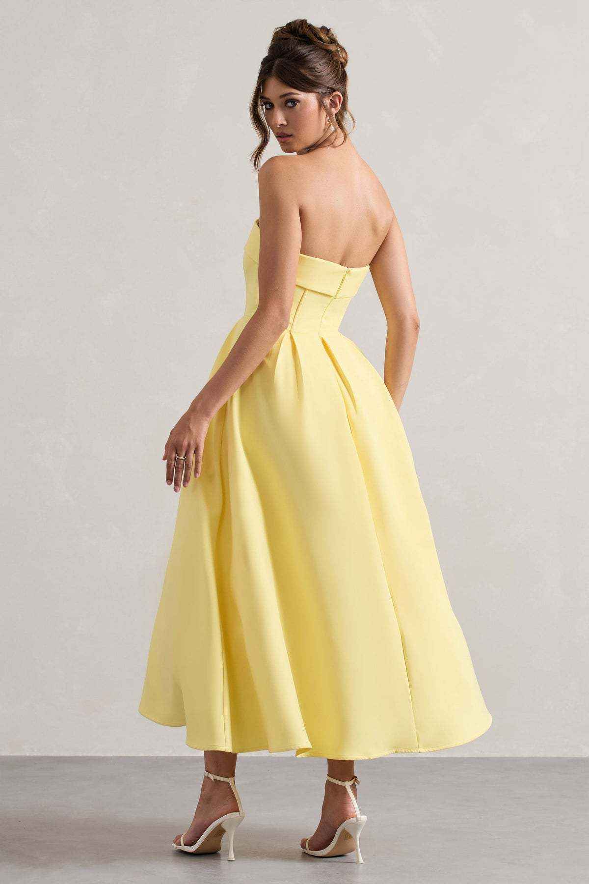 Vestido midi de festa de luxo VIEUX Aurélie VIEUX OFICIAL
