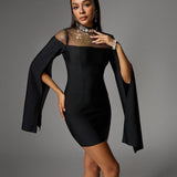 Vestido Noir Élégance Preto VIEUX OFICIAL