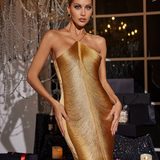 Vestido ⁠Perrot Longo Com Franjas
