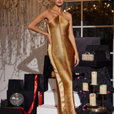 Vestido ⁠Perrot Longo Com Franjas