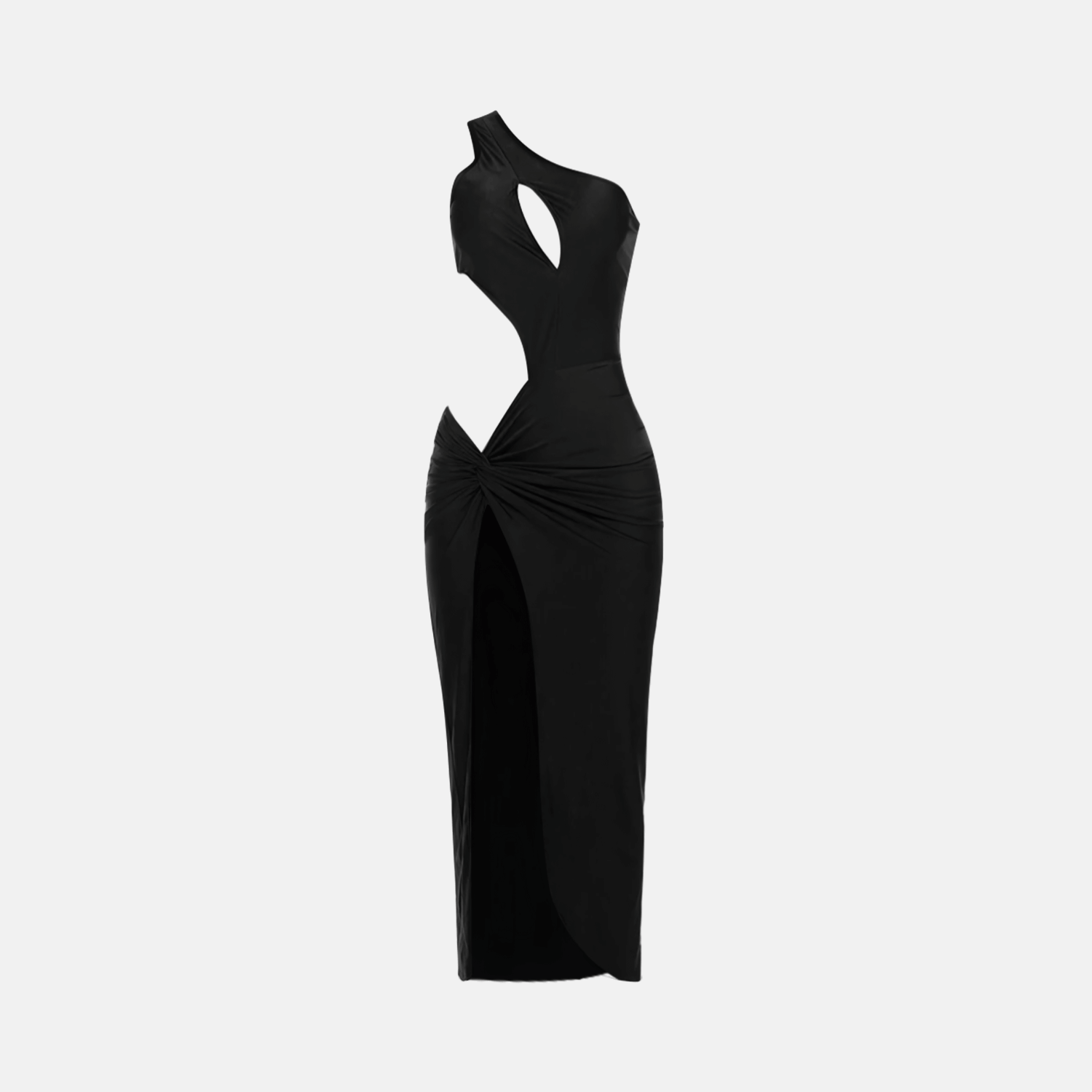 Vestido Poliere Longo Marrom VIEUX OFICIAL