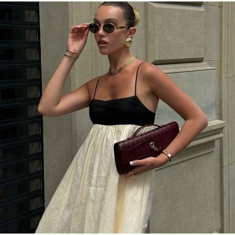 Vestido Poulard Longo Branco