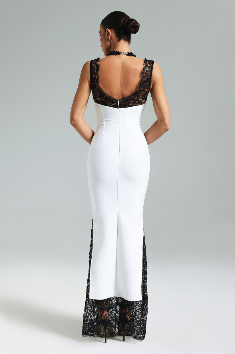 Vestido Ranyra Longo Branco VIEUX OFICIAL