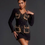 Vestido Relais Curto Preto VIEUX OFICIAL VIEUX OFICIAL