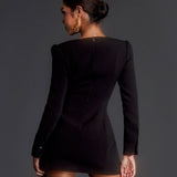 Vestido Relais Curto Preto VIEUX OFICIAL VIEUX OFICIAL