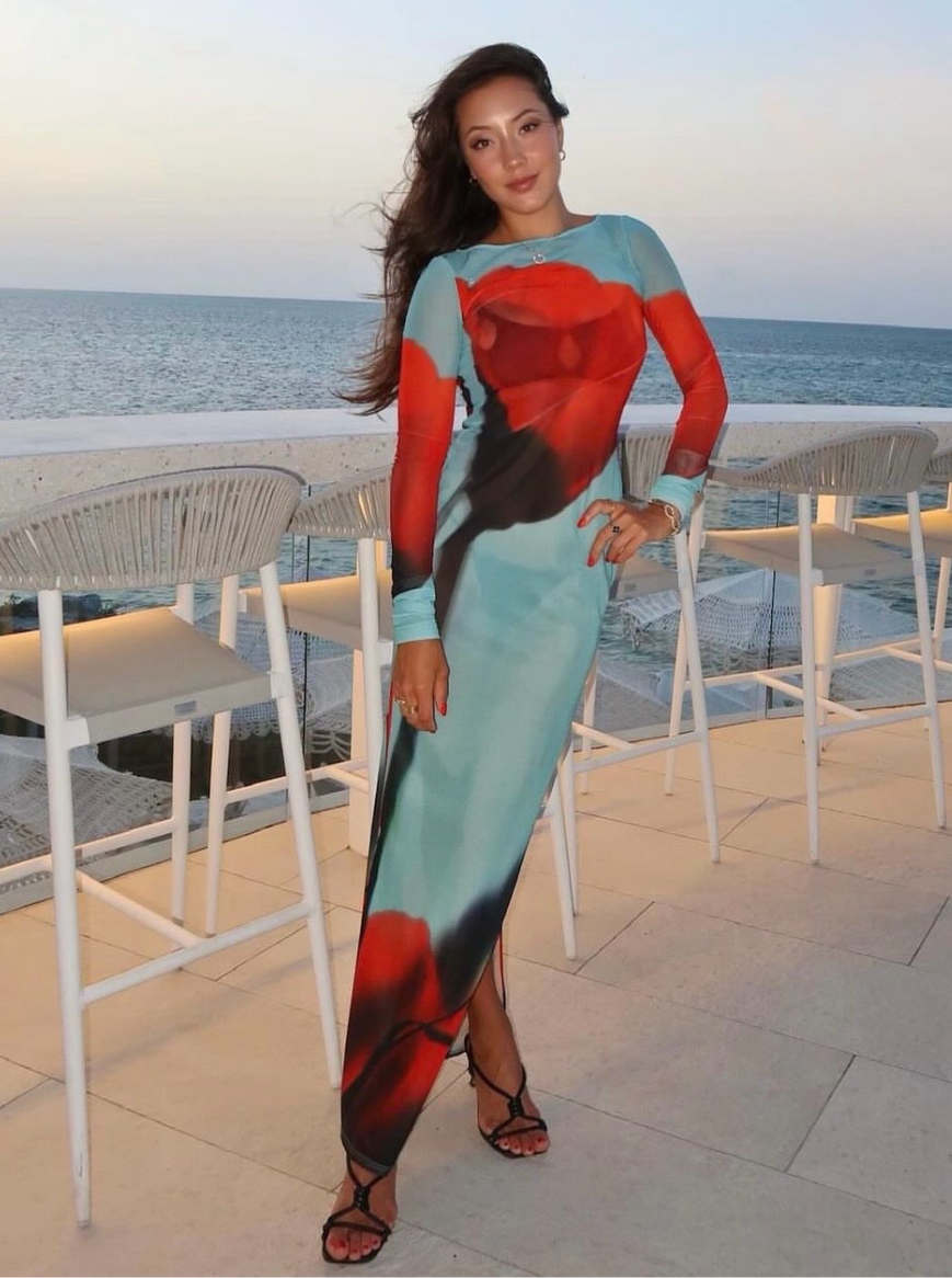 Vestido Roys Longo Azul VIEUX OFICIAL