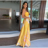 Vestido Serre Longo Amarelo VIEUX OFICIAL