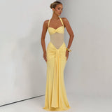 Vestido de Festa Longo Drapeado com Tule Ilusion – Vesper VIEUX OFICIAL