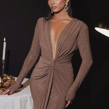 Vestido de Festa Midi Tomara que Caia com Corpete Estruturado e Saia Godê – Fiancée VIEUX OFICIAL