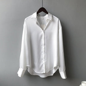 Camisa Manche en Satin