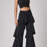 Conjunto feminino Garance preto - editorial aproximado