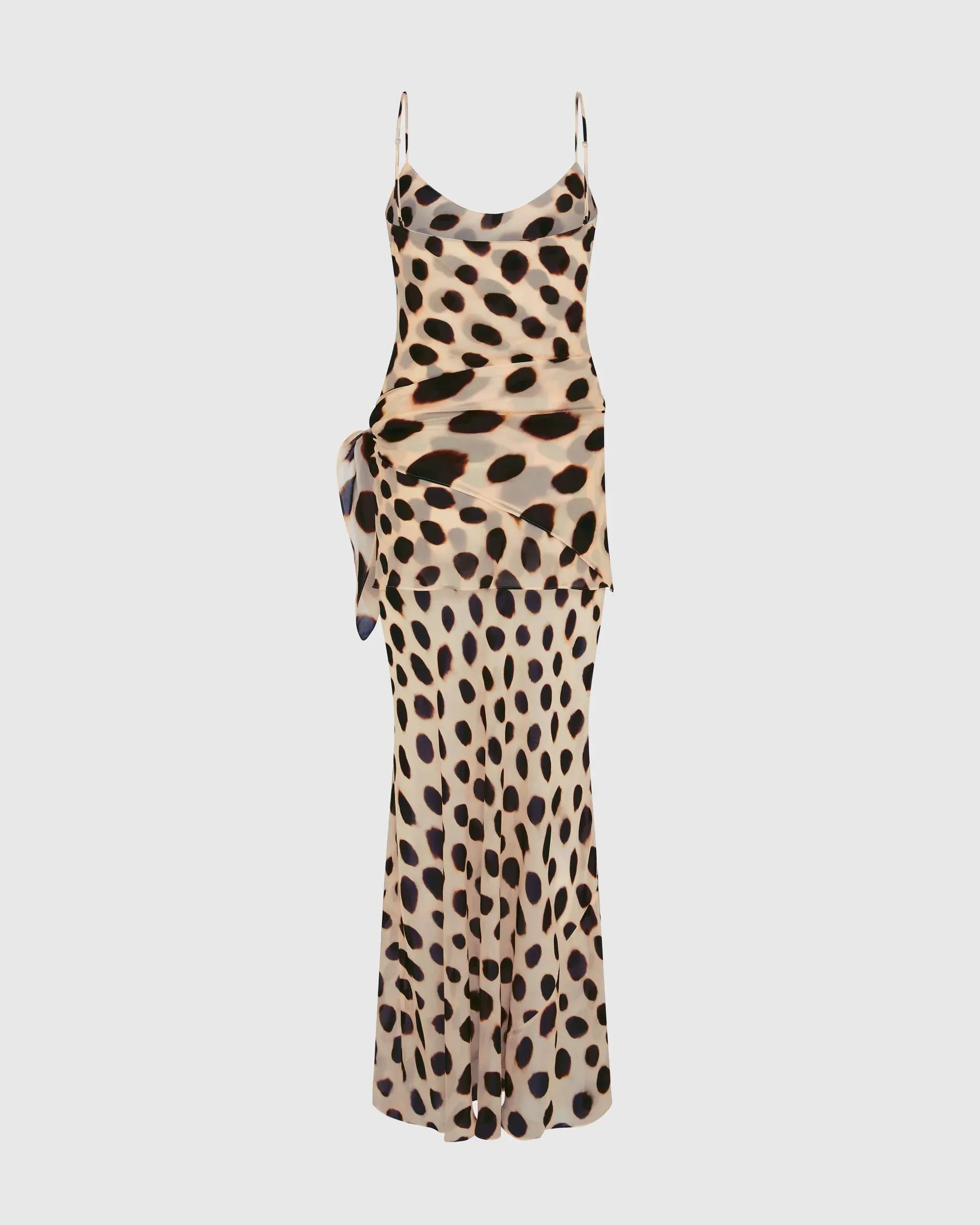 Costas vestido longo animal print Aliénor VIEUX