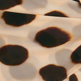 Detalhe animal print vestido Aliénor VIEUX