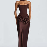 Vestido tomara que caia com faixa Margaux VIEUX
