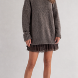 Conjunto feminino Suéter e Vestido com Renda – Apolline | VIEUX imagem 2