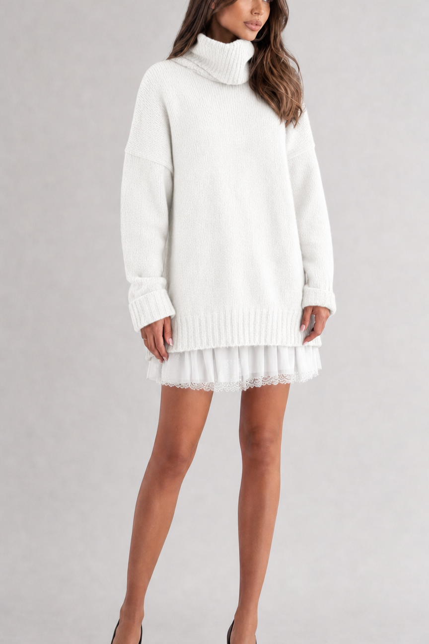 Conjunto feminino Apolline branco – vista frontal