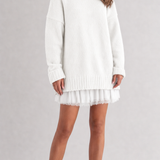 Conjunto feminino Apolline branco – vista frontal