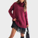 Conjunto feminino Apolline com suéter e vestido – imagem original 10