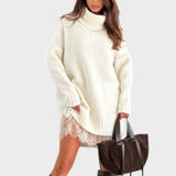 Conjunto feminino Apolline com suéter e vestido – imagem original 11
