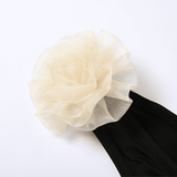 Biquíni Tomara que Caia Branco com Flor 3D Aplicada – Rose - VIEUX OFICIAL