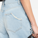 Calça Cargo Jeans Feminina com Bolsos Utilitários e Modelagem Reta – Bureau - VIEUX OFICIAL