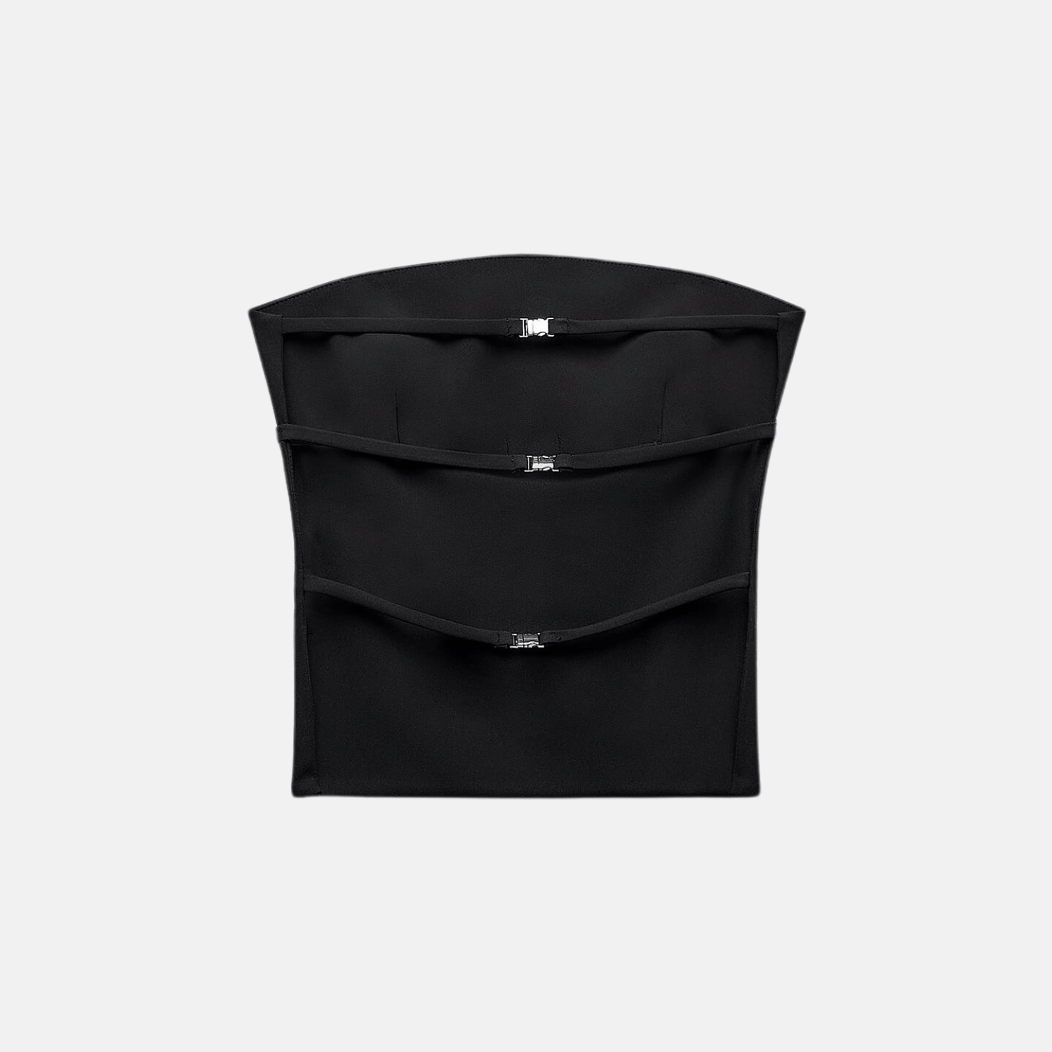 Top Tomara que Caia Preto com Tiras nas Costas – Helene - VIEUX OFICIAL