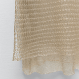 Vestido Longo de Crochê Brilhante Transparente com Efeito Metalizado – Amber - VIEUX OFICIAL