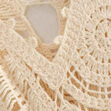 Vestido Longo de Renda Artesanal com Transparência e Decote Profundo – Clermont VIEUX OFICIAL