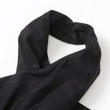 Vestido Midi Preto com Gola Halter e Franjas Longas Vazadas – La Baule - VIEUX OFICIAL