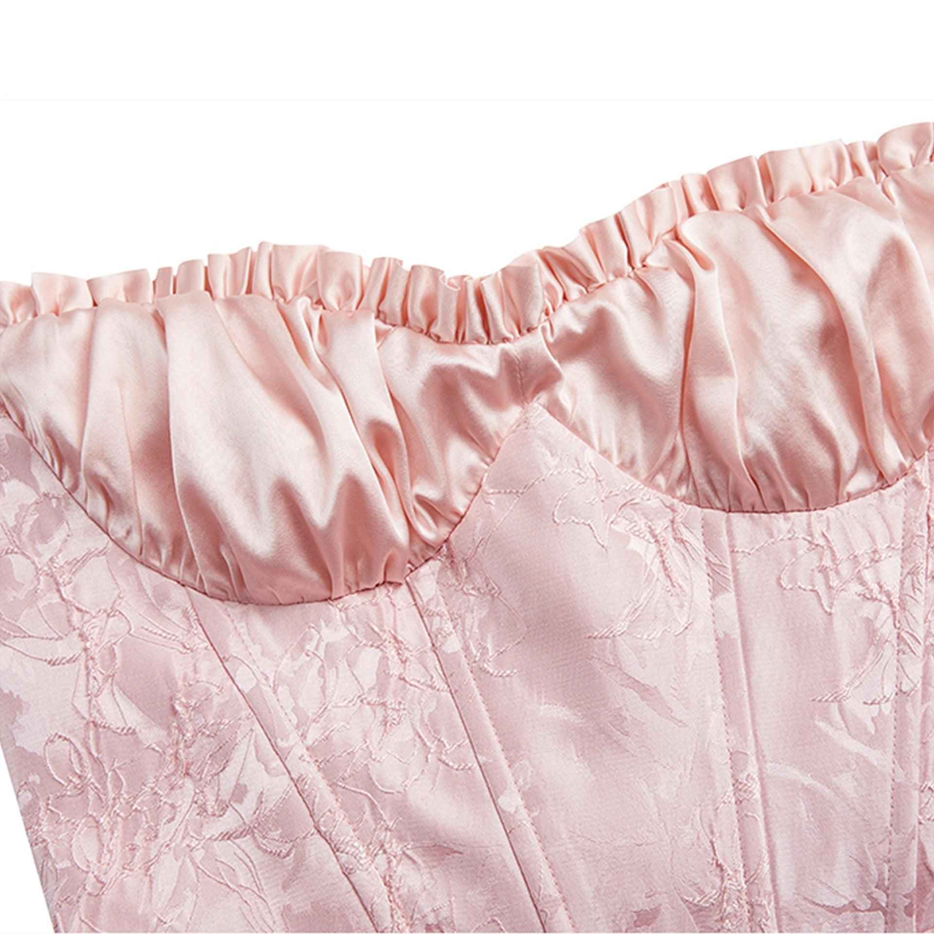 Vestido Mini Tomara que Caia com Saia Godê e Detalhe de Laise – Maï VIEUX OFICIAL