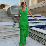 Vestido Pampelonne Longo VIEUX OFICIAL