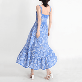 Vestido Saint Maarten Longo De Alça VIEUX OFICIAL