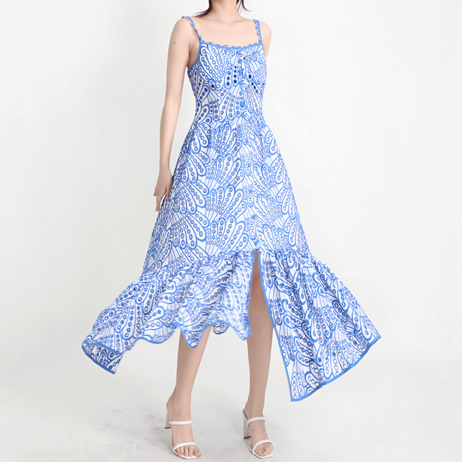 Vestido Saint Maarten Longo De Alça VIEUX OFICIAL