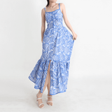 Vestido Saint Maarten Longo De Alça VIEUX OFICIAL
